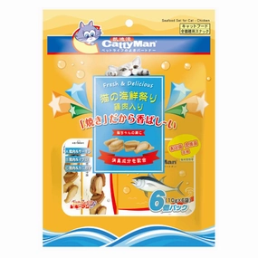 CattyMan Chicken & Seafood Set Cat Treats 60g dog chew toys dog dental chews durable chew toys puppy chew toy bone chew