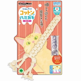 CattyMan Dental Cotton Rope Chew With Natural Silvervine Powder Cat Toy (Exp Jun 2024) cat treats catnip grass for cats organic cat grass cat grass seeds