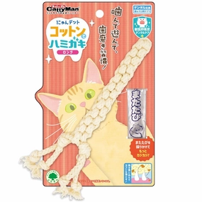 CattyMan Dental Cotton Rope Chew With Natural Silvervine Powder Cat Toy (Exp Jun 2024) cat accessories cat collar cat harness cat backpack cat ID tag