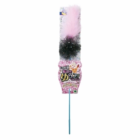 CattyMan Feline Fancy Teaser Cat Wand Toy (Dressy Pink with Black Lace) cat leash cat bowtie cat hat cat bandana cat costume