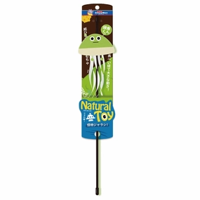 CattyMan Green Horn Monster Cat Stick Toy cat treats catnip grass for cats organic cat grass cat grass seeds