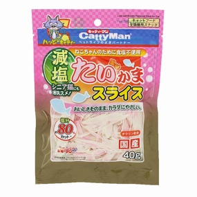 CattyMan Low-Salt Bream Slices Cat Treat 40g cat snacks catnip treats healthy cat food cat reward treats low calorie cat food