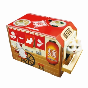 CattyMan Ramen Shop Cat Playing Box cat accessories cat collar cat harness cat backpack cat ID tag