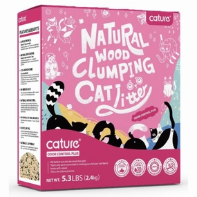 Cature Odour Control Plus Natural Wood Clumping Cat Litter kitten supplies kitten toys kitten food kitten litter box kitten bed