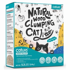 Cature Smart Pellets Natural Wood Clumping Cat Litter kitten supplies kitten toys kitten food kitten litter box kitten bed
