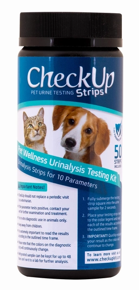 CheckUp 10-in-1 Urine Test Strips, Dog/Cat plush dog toys fluffy dog toy dog cuddle toy dog toy set stuffed toy for dogs