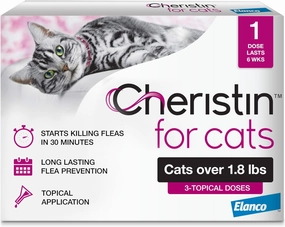 Cheristin Topical Flea Treatment for Cats cat grooming cat shampoo cat conditioner cat comb cat grooming glove