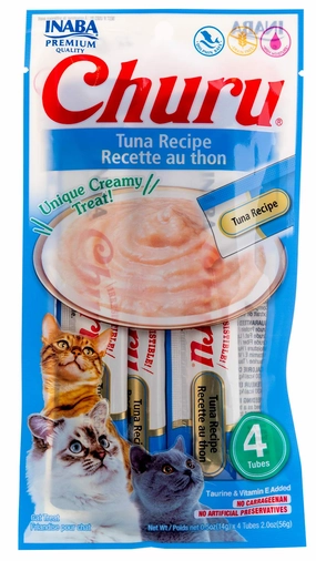 Churu Tuna Puree Lickable Cat Treat, 4 pk cat beds cat scratching post cat shampoo cat tunnel cat brush