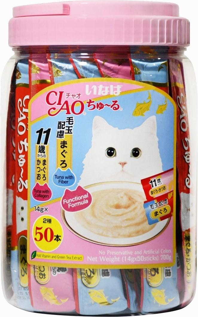 Ciao Churu Functional Mix Festive Pack Grain-Free Liquid Cat Treats 700g dry cat food cat treats grain free cat food kitten treats cat dental treats