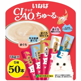 Ciao ChuRu Tuna Festive Pack Liquid Cat Treats 700g dry cat food cat treats grain free cat food kitten treats cat dental treats