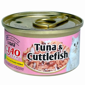 Ciao White Meat Skipjack Tuna & Cuttlefish In Jelly Canned Cat Food 75g natural cat food soft cat treats freeze dried cat food organic cat treats indoor cat food