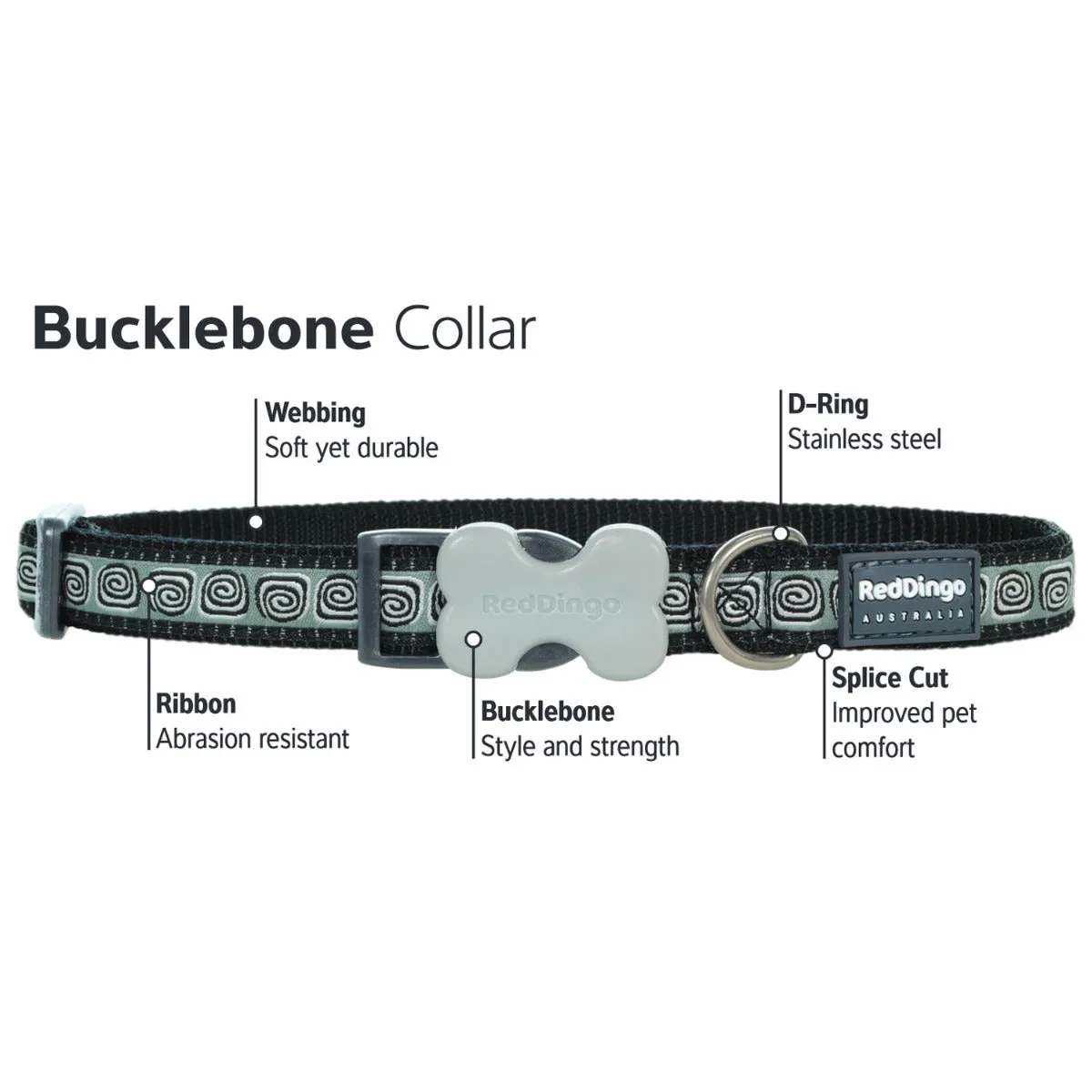 Circadelic Brown Dog Collar