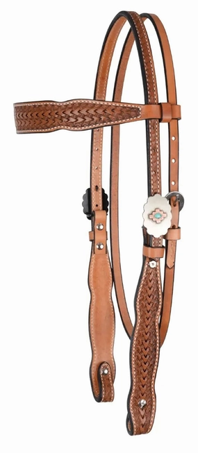 Circle Y Dawson Browband Headstall, Full cat fur care cat grooming tools cat deshedding brush cat bath kit cat nail trimmer