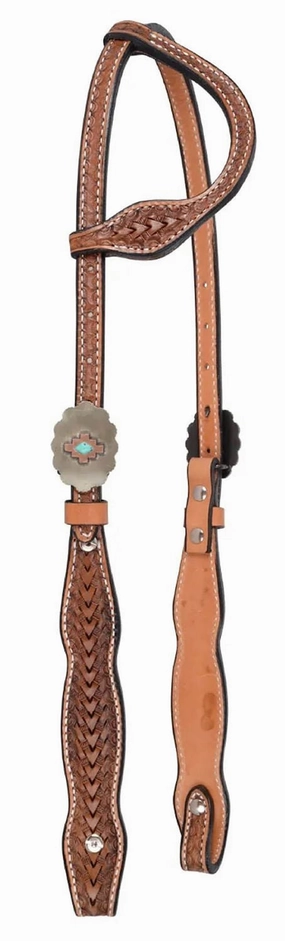 Circle Y Dawson One Ear Headstall, Full cat fur care cat grooming tools cat deshedding brush cat bath kit cat nail trimmer