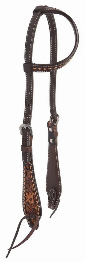 Circle Y Dusty Floral One Ear Headstall, Full cat fur care cat grooming tools cat deshedding brush cat bath kit cat nail trimmer