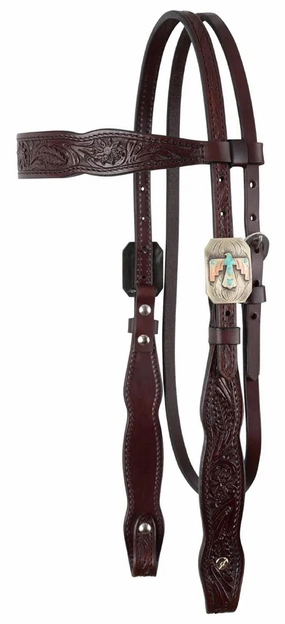 Circle Y Great Oak Browband Headstall, Full cat fur care cat grooming tools cat deshedding brush cat bath kit cat nail trimmer