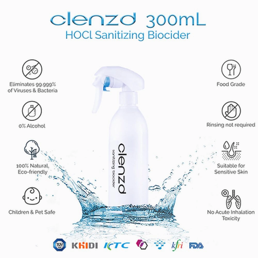 Clenzd HOCL Sanitizing Biocider Spray 300ml