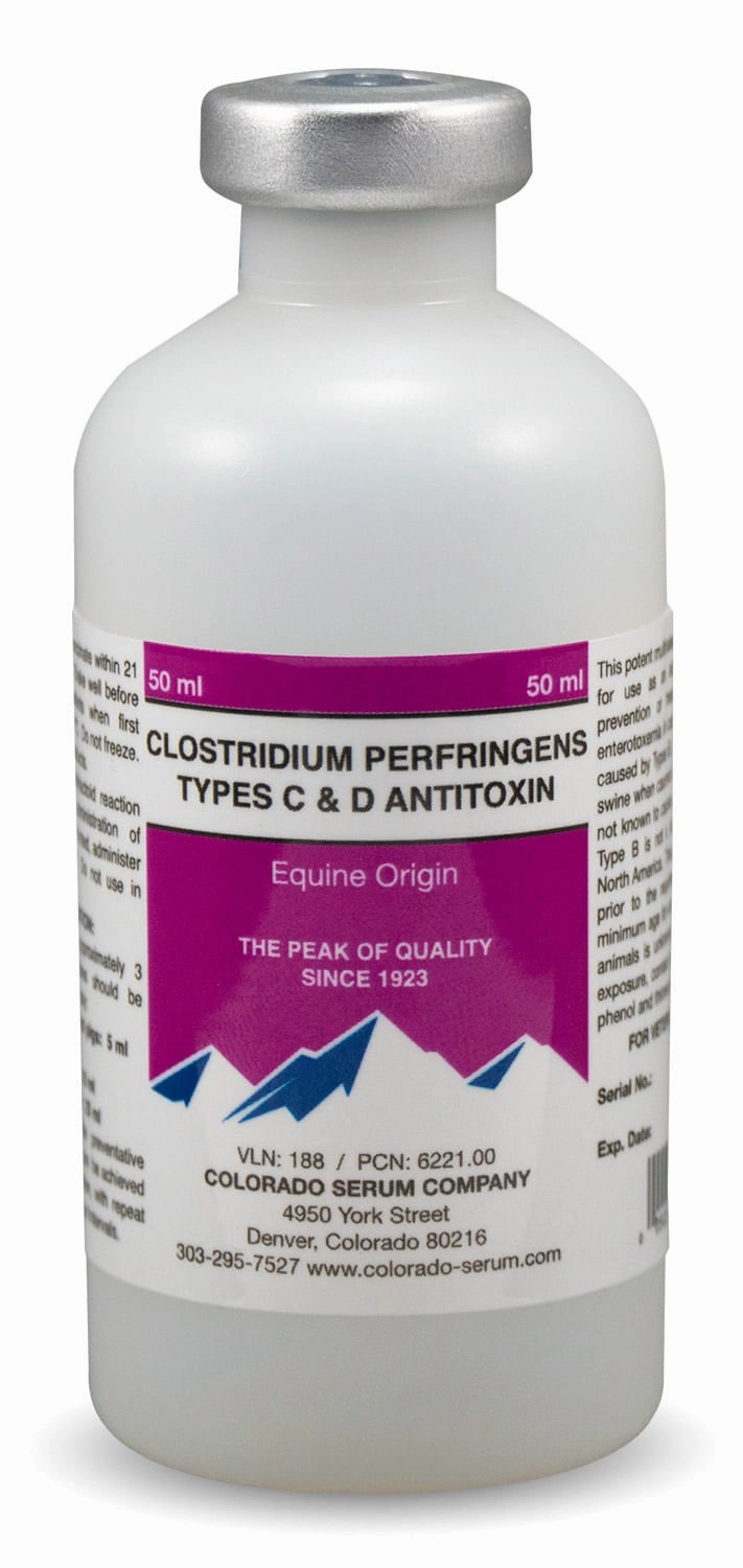 Clostridium Perfringens Types C & D Antitoxin Vaccine chicken supplies backyard chicken coop accessories poultry food chicken vitamins