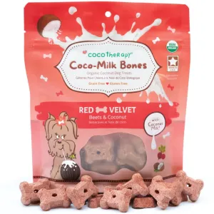 CocoTherapy Coco-Milk Bones Red Velvet Organic Grain-Free Dog Treats 6oz chicken fence goat pen animal fencing electric fencing portable livestock fence