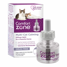 Comfort Zone Multi Cat Calming Diffuser Refills cat scratchers cat towers cat window perch cat heating pad cat calming spray