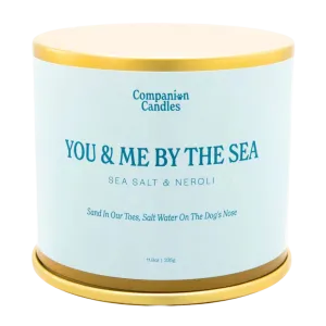 Companion Candles 11.8oz Candle - You & Me by the Sea (Sea Salt/Neroli) dog pain relief hip joint supplement senior dog care pet arthritis aid dog skin supplement