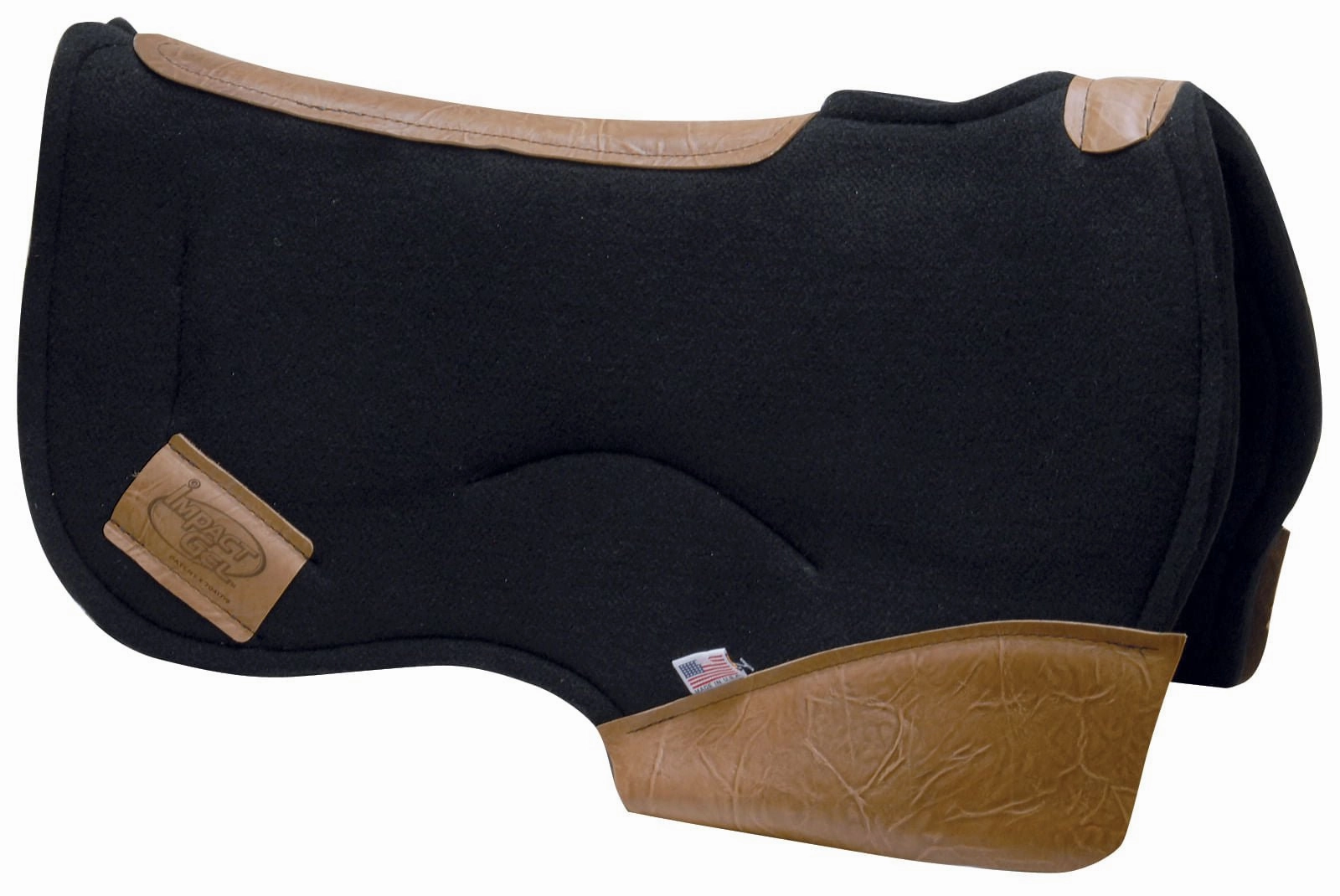 Contour Impact Gel Barrel Saddle Pad, 28" x 13" cat fur care cat grooming tools cat deshedding brush cat bath kit cat nail trimmer