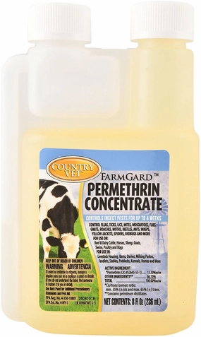 Country Vet FarmGard 13.3% Permethrin Fly & Pest Concentrate pet shampoo pet brush pet wipes pet scissors pets comb