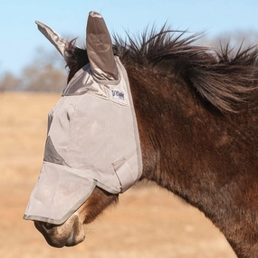Crusader Fly Mask with Long Nose & Mule Ears pet shampoo pet brush pet wipes pet scissors pets comb