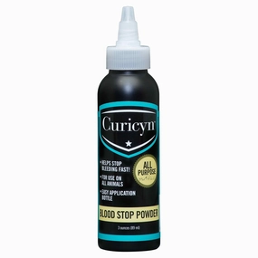 Curicyn Blood Stop Powder, 3 oz bottle chicken supplies backyard chicken coop accessories poultry food chicken vitamins