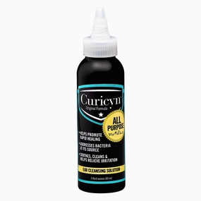 Curicyn Ear Cleansing Solution, 3 oz tuff dog toys durable toys for dogs chew tested toys hard chew toy strong plush