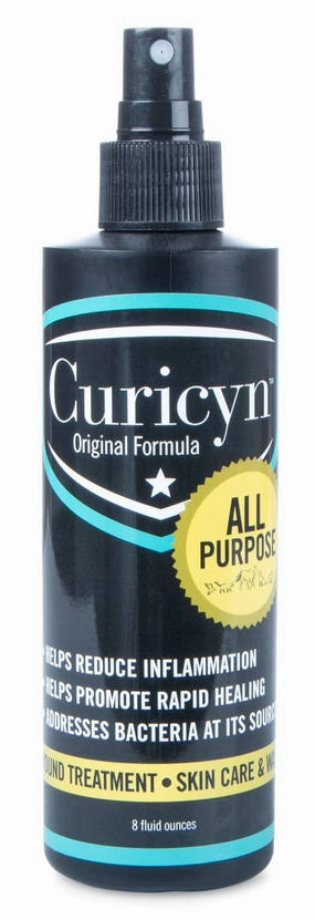Curicyn Original Formula Wound Cleaner Skin Care Spray puppy accessories new puppy gear puppy bed puppy blanket puppy grooming kit