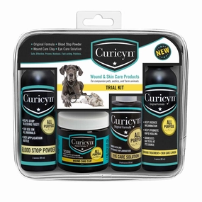 Curicyn Wound and Skin Care Kit, 4 pc plush dog toys fluffy dog toy dog cuddle toy dog toy set stuffed toy for dogs