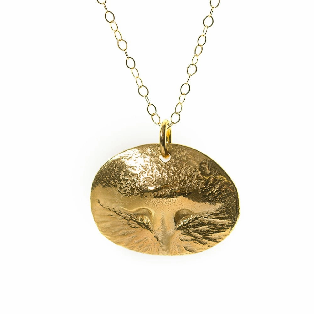 Custom Gold Pet Nose Pendant Kit, 18" Necklace cat scratchers cat towers cat window perch cat heating pad cat calming spray