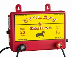 Cyclops Stallion 2.5 Joule AC Fence Charger grooming tools dog brush cat nail clipper pets shampoo pet trimmer