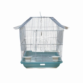 CYH Bird Cage House Roof (L 33cm x W 27cm x H 45cm) - Blue puppy starter kit puppy crate puppy collar puppy pee pad puppy food