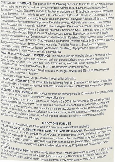 D-128 Disinfectant, gallon