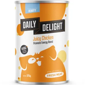 Daily Delight Juicy Chicken Canned Dog Food 375g canned dog food wet dog food grain free dog food dog food with gravy beef dog food