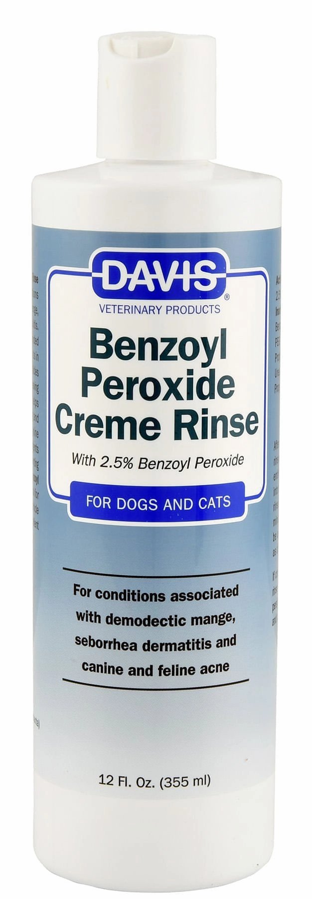 Davis Benzoyl Peroxide Creme Rinse cat grooming cat shampoo cat conditioner cat comb cat grooming glove