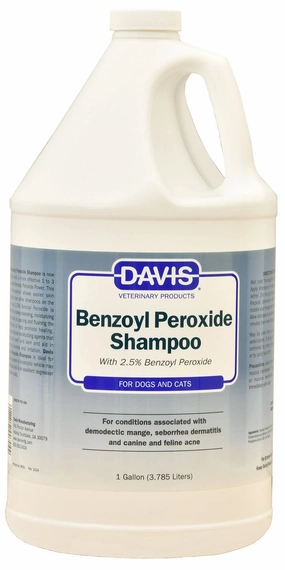 Davis Benzoyl Peroxide Pet Shampoo cat grooming cat shampoo cat conditioner cat comb cat grooming glove