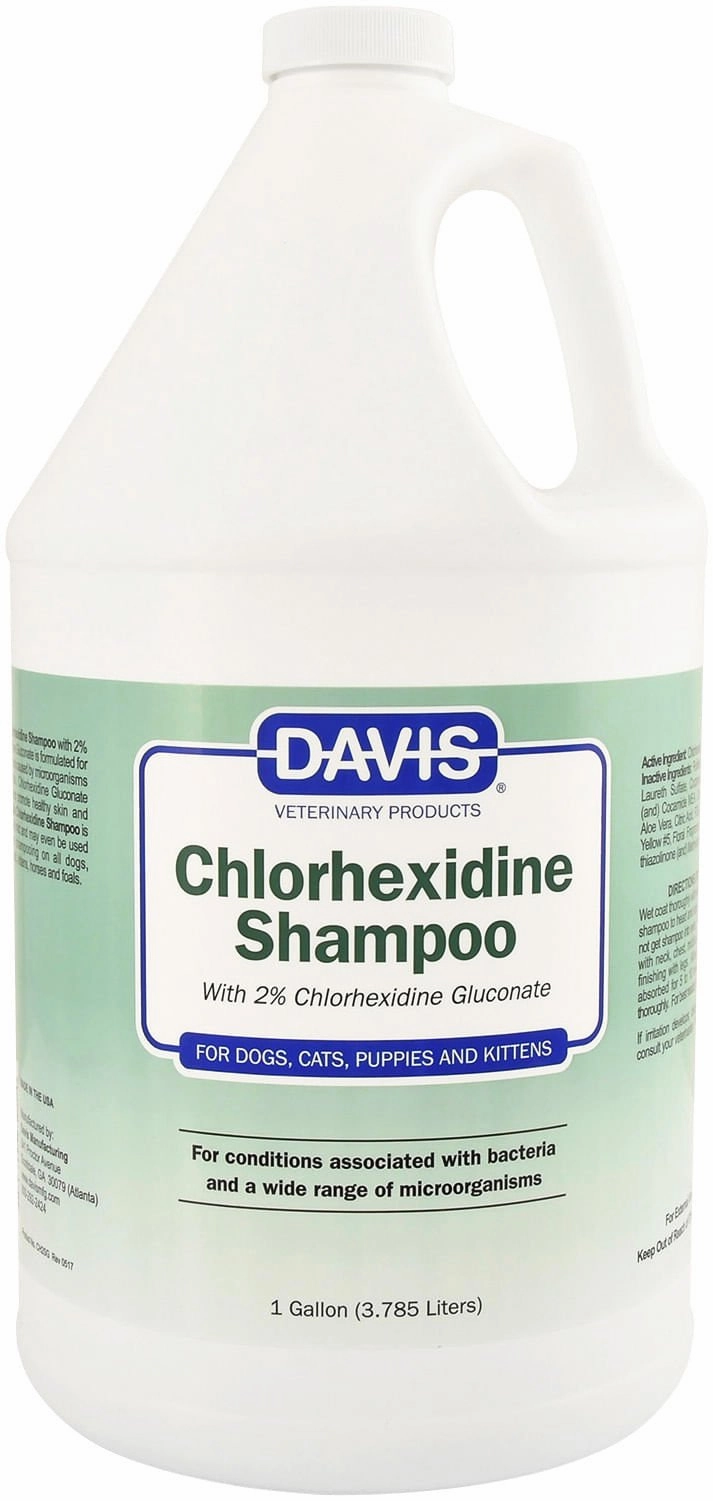 Davis Chlorhexidine (2%) Pet Shampoo for Dogs and Cats