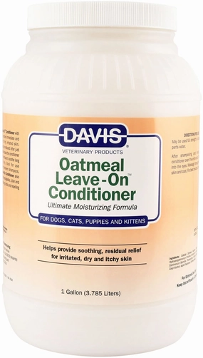 Davis Oatmeal Leave-On Conditioner cat grooming cat shampoo cat conditioner cat comb cat grooming glove