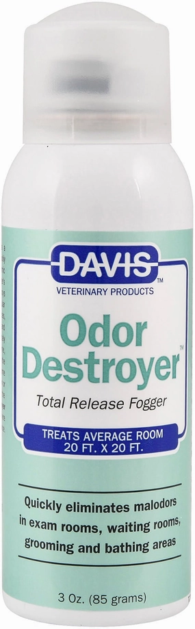Davis Odor Destroyer Fogger, 3 oz cat grooming cat shampoo cat conditioner cat comb cat grooming glove