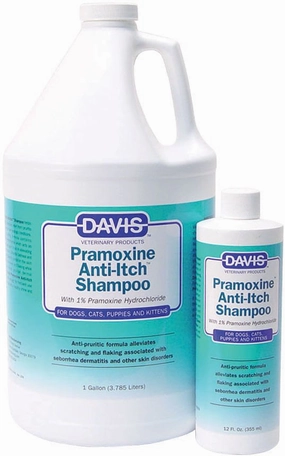 Davis Pramoxine Anti-Itch Shampoo cat grooming cat shampoo cat conditioner cat comb cat grooming glove
