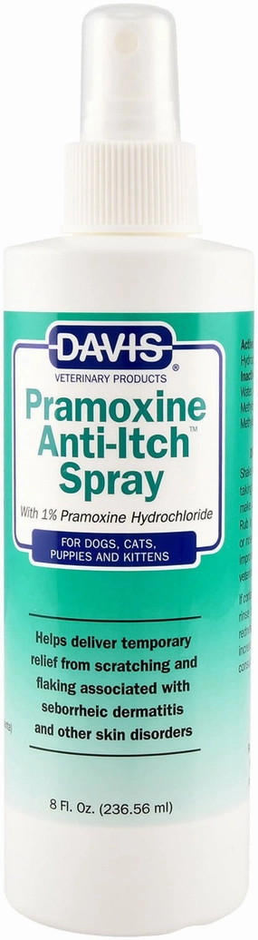 Davis Pramoxine Anti-Itch Spray, 8 oz cat grooming cat shampoo cat conditioner cat comb cat grooming glove