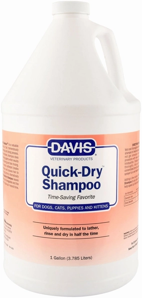 Davis Quick-Dry Shampoo, Gallon cat grooming cat shampoo cat conditioner cat comb cat grooming glove