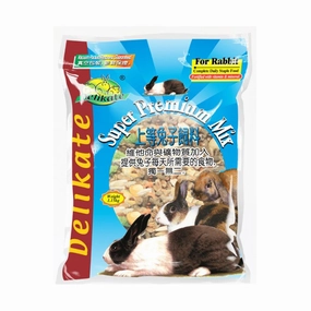Delikate Premium Mix Rabbit 2.3kg (PD307) cat vitamins cat digestive aid cat immune support cat joint supplement cat skin supplement