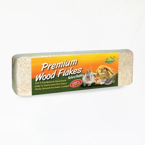 Delikate Small Animals Premium Wood Flakes Natural Bedding 15.5L puppy starter kit puppy crate puppy collar puppy pee pad puppy food