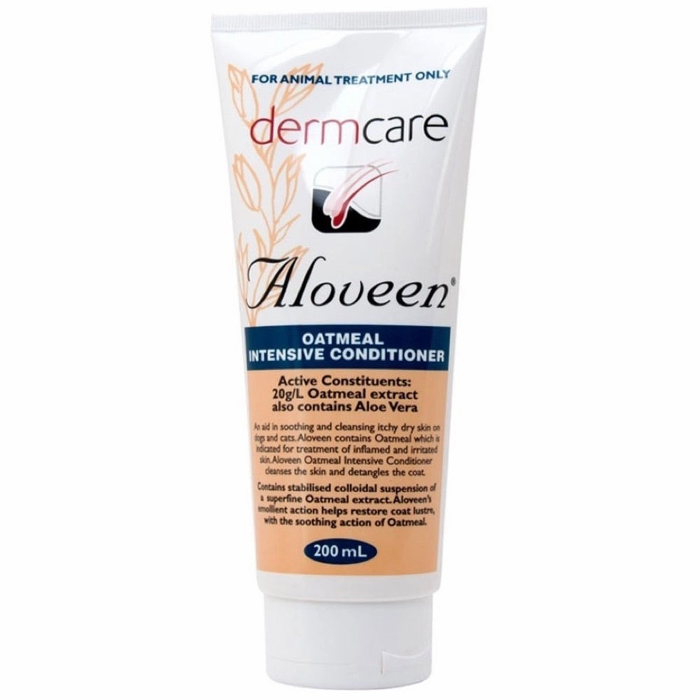 Dermcare Aloveen Oatmeal Intensive Pet Conditioner pet health pet wellness pet pain relief pet probiotic pet calming