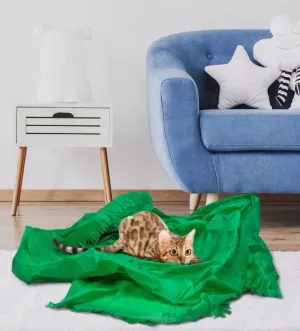 Dezi & Roo Magic Carpet - Play Tent for Cats - Green cat toys interactive cat toys cat teaser wand cat balls cat laser pointer