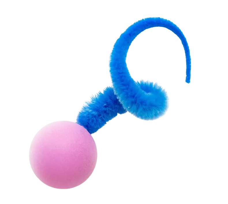 Dezi & Roo Wiggly Pong - Plastic Pong Ball Cat Toy cat toys interactive cat toys cat teaser wand cat balls cat laser pointer